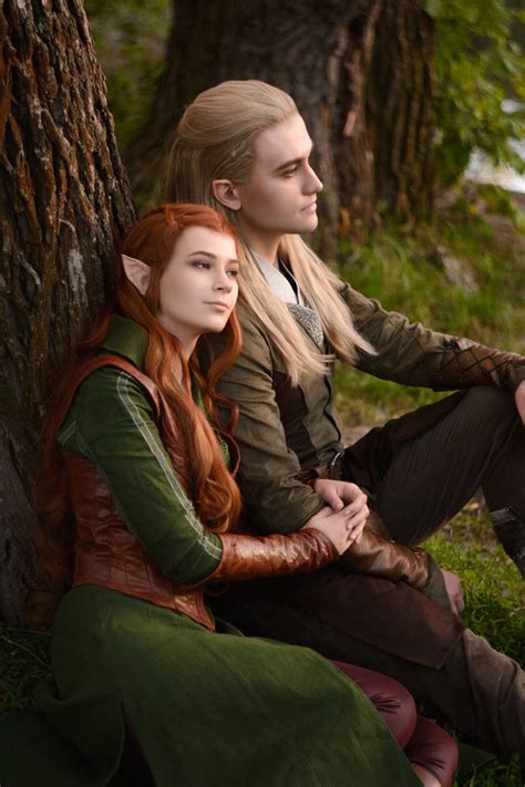 Legolas and Tauriel - The Hobbit cosplay by LuckyStrikeCosplay on DeviantArt