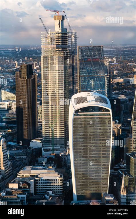 Aerial view of London skyline Stock Photo - Alamy