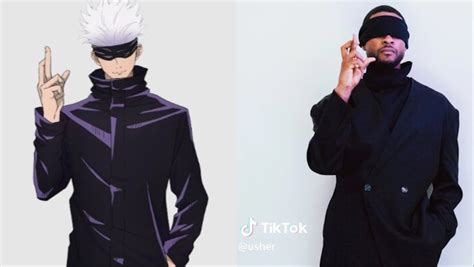 Usher Cosplaying JUJUTSU KAISEN’s Satoru Gojo Sparks Pure Fandom Joy