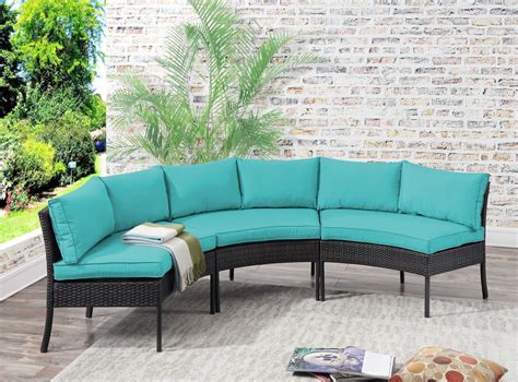 Purington Circular Patio Sectional With Cushions | Best Outdoor Furniture on Sale For Fourth of ...