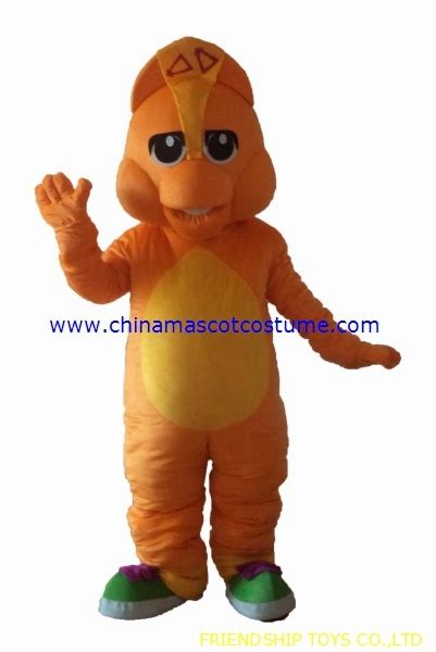 Barney and friends character mascot costume