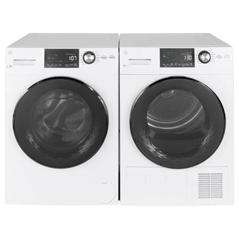 Shop GE High Efficiency 2.4-cu ft Front-Load Washer & Dryer Set in ...