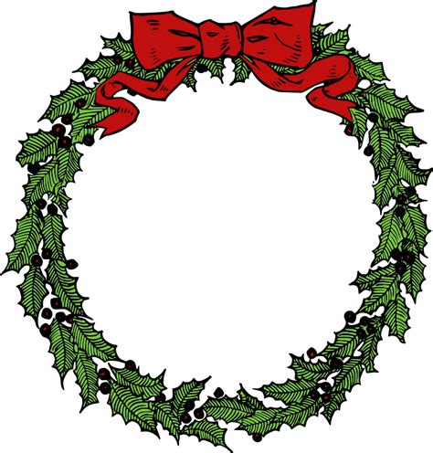 clipart wreath holiday 20 free Cliparts | Download images on Clipground ...