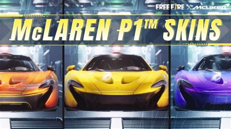 Garena Free Fire x McLaren collaboration car skins trailer - Huawei Central