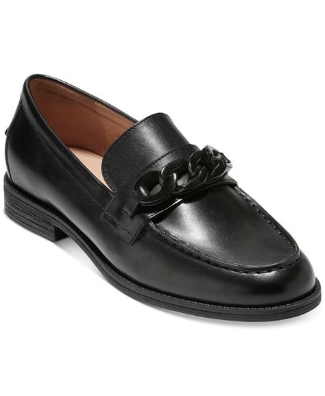 Cole Haan Women's Stassi Chain Loafer Flats - Macy's