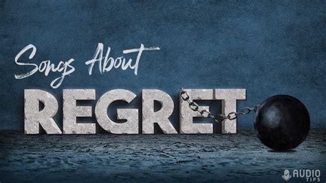 65 Popular Songs About Regret & Guilt (2023 With Videos) - Audio Tips