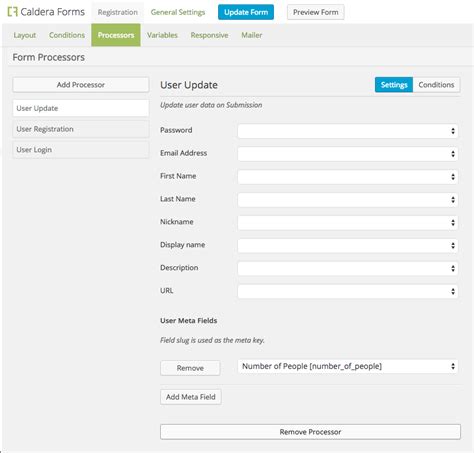 Users - WordPress Form Builder | Caldera Forms