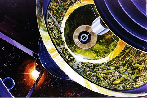 Nasa reveals commissioned images of ambitious space colony project ...