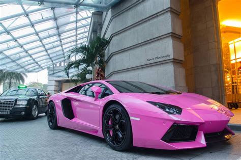 Lamborghini Aventador Finished in Bright Pink! - GTspirit