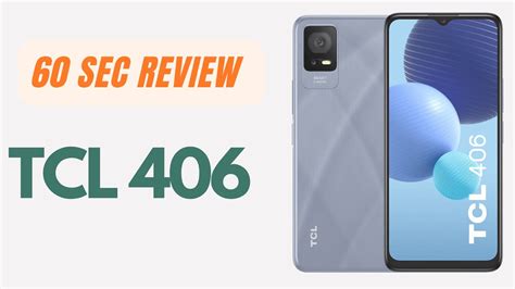 TCL 406: Phone Review and Specifications - YouTube