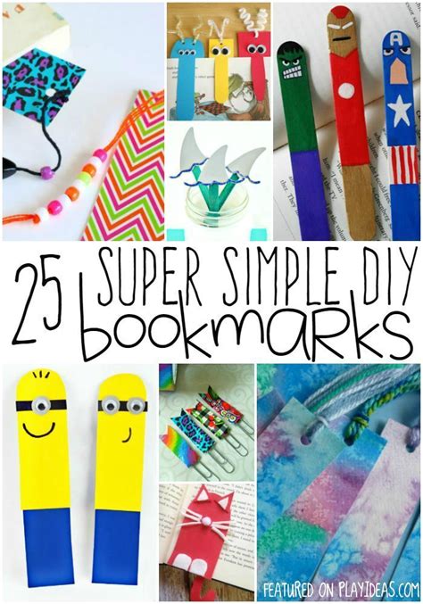 25 DIY Bookmarks For Kids | Bookmarks kids, Diy bookmarks, Diy for kids