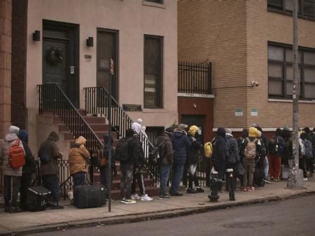 As holidays approach, migrants face eviction from New York City ...