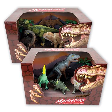 Large Dinosaur Set (7 & 5 Pcs) 1 Doz. - Ark Toys