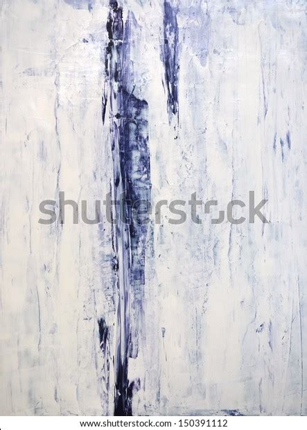 Purple Abstract Art Painting Stock Illustration 150391112