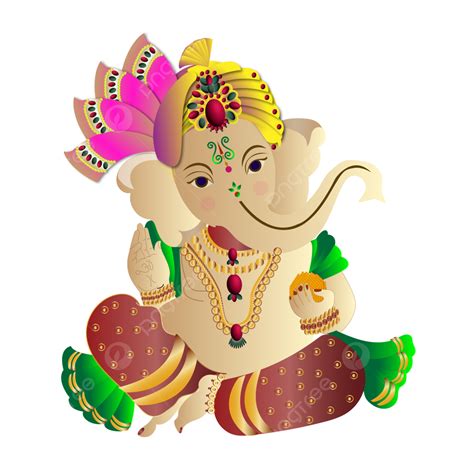 Ganesh Ji Vector Art PNG, Shri Ganesh Ji Bhagwaan Hindu Lord Vector Portrait, Ganesh Ji, Shri ...