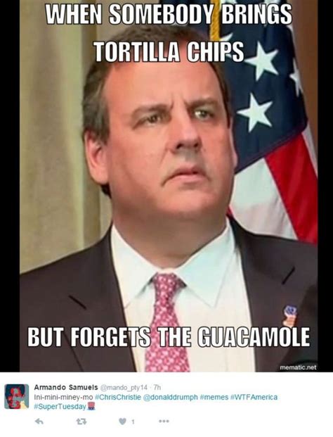 Funniest Chris Christie Face Memes from Super Tuesday