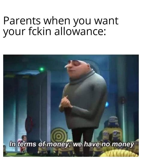 You guys are getting allowances? : r/memes