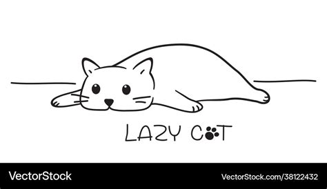 Lazy Cat Cartoon