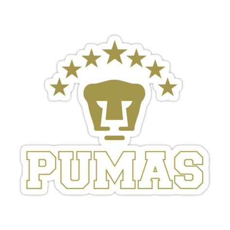 "Pumas Unam - Mexican Soccer Team Family Gifts" Sticker for Sale by masterbones | Pumas, Soccer ...