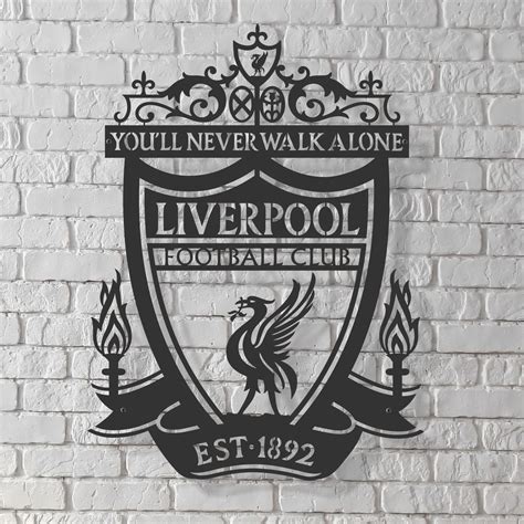 Liverpool Metal Wall ArtPremier League decorsports | Etsy