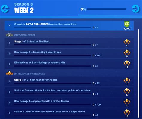 Fortnite Season 8 Week 2 Challenges and how to complete them – Pirate Cannons, Furthest Points ...