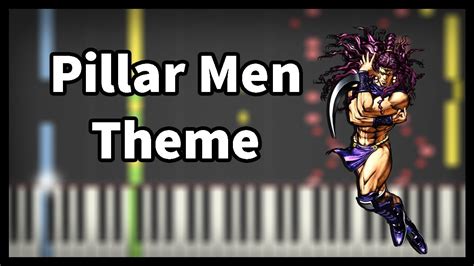 Jojo's Bizarre Adventure Pillar Men Theme Piano (Synthesia) - YouTube