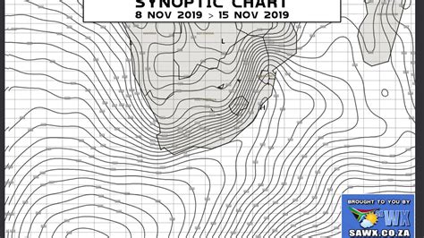 Synoptic Weather Map Chart for Southern Africa 8 to 15 November 2019 ...