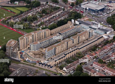 An aerial view of the former Walthamstow Stadium Stock Photo: 154987193 - Alamy