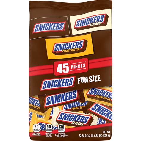 SNICKERS Chocolate Candy Bars Assorted Fun Size Variety Mix - 32.68oz - Walmart.com - Walmart.com