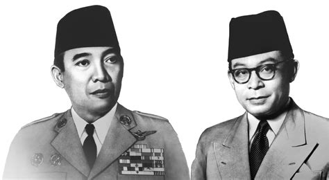 Ir. Sukarno dan Mohammad Hatta Menandatangani Teks Proklamasi