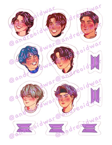 BTS Stickers for Army - Andrew G Romay's Ko-fi Shop - Ko-fi ️ Where ...