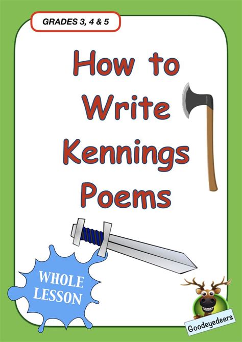 Poetry Writing - Have Fun Writing Kennings - | Cool writing, Poetry lessons, Writing poetry