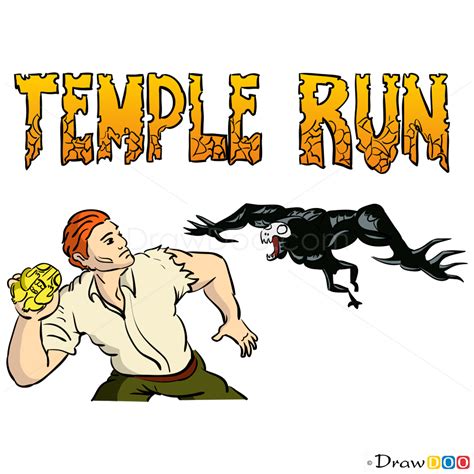 How to Draw Temple Run, Temple Run