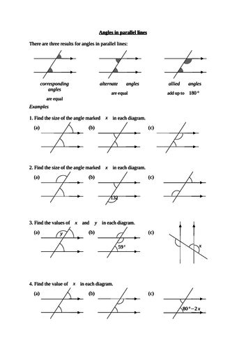 Solving Linear Equations | Teaching Resources | Angles worksheet, Solving linear equations ...