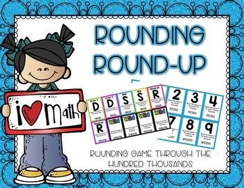 Rounding Round-Up Math Game and Center by The Sparkling Peach | TpT