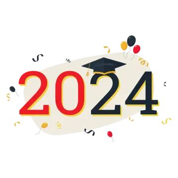 Graduation 2024 PNG, Vector, PSD, and Clipart With Transparent Background for Free Download ...