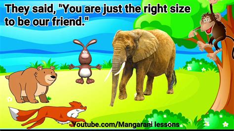 Elephant and his friends english story for kids # bridgecourse #englishstories - YouTube