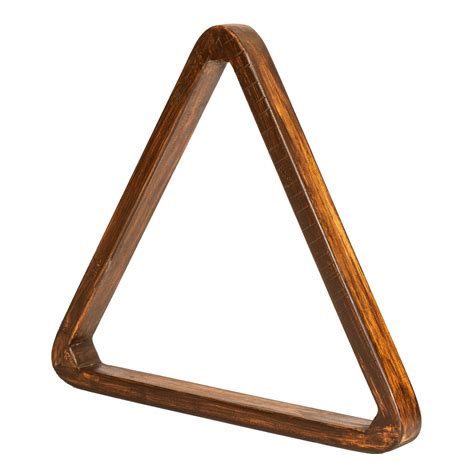 Wood Triangle Rack for Pool -Hand Stained | Billiards Accessory