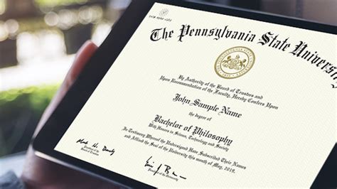 Penn State introduces Certified Electronic Diplomas for graduates ...