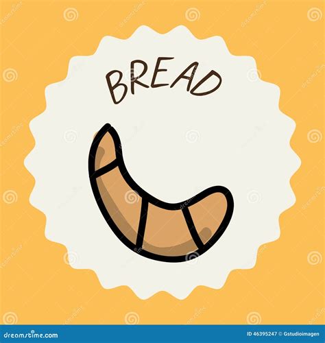 Bread design stock vector. Illustration of natural, icon - 46395247