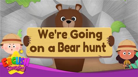 We're going on a bear hunt - Nursery Rhymes - Animation Kids song with Lyrics - YouTube