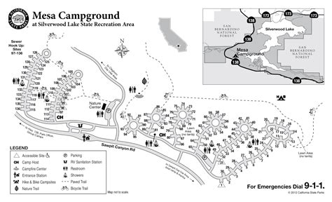 Silverwood Lake Campground Map