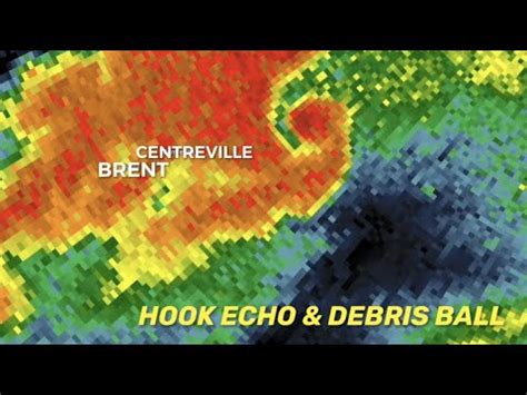 Doppler radar breakdown of the TORNADO EMERGENCY in Centreville and ...