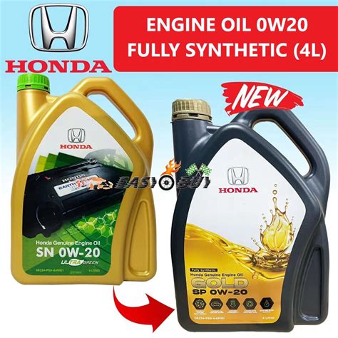 Honda Genuine 0W-20 API SN Engine Oil (4L) Fully Synthetic | ubicaciondepersonas.cdmx.gob.mx