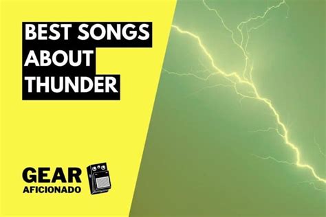 19 Great Songs About Thunder