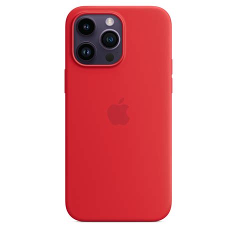 iPhone 14 Pro Max Silicone Case with MagSafe - (PRODUCT)RED - Apple