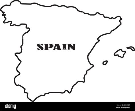 spain map icon vector illustration symbol design Stock Vector Image ...