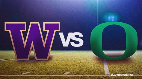 Oregon vs. Washington: How to watch on TV, stream, date, time