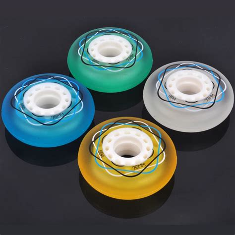 4 Piece Quality 88A inline roller skate wheel 72/76/80mm Sliding skate ...