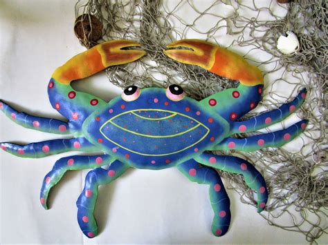 CRAB, Tropical Metal Art, Metal Wall Art, Wall Decor, Island Decor ...